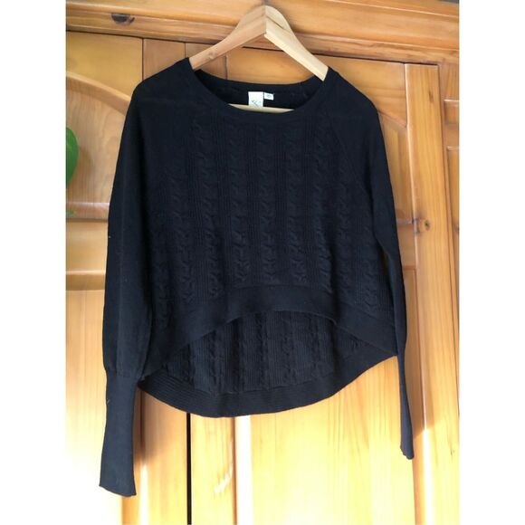 Antropología Yellow Bird Cable Knit 99%Wool Sweater SZ S - Picture 3 of 10